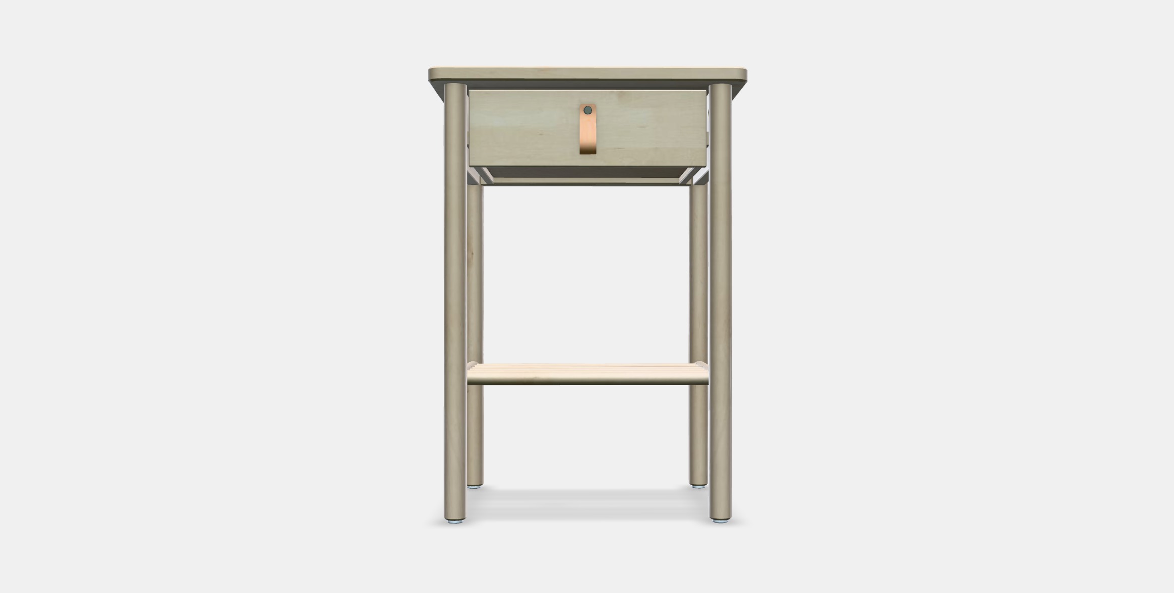 BJORKSNAS Bedside table 1 Low-poly 3D model_10