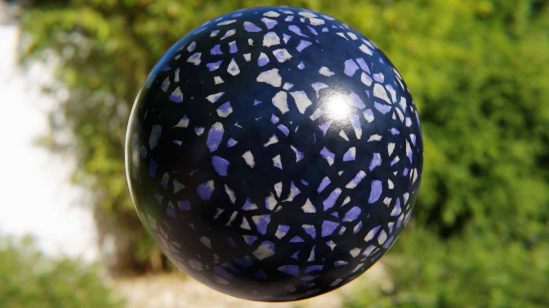 Procedural Purple Terrazzo Marble Texture - Night Accent Texture_3
