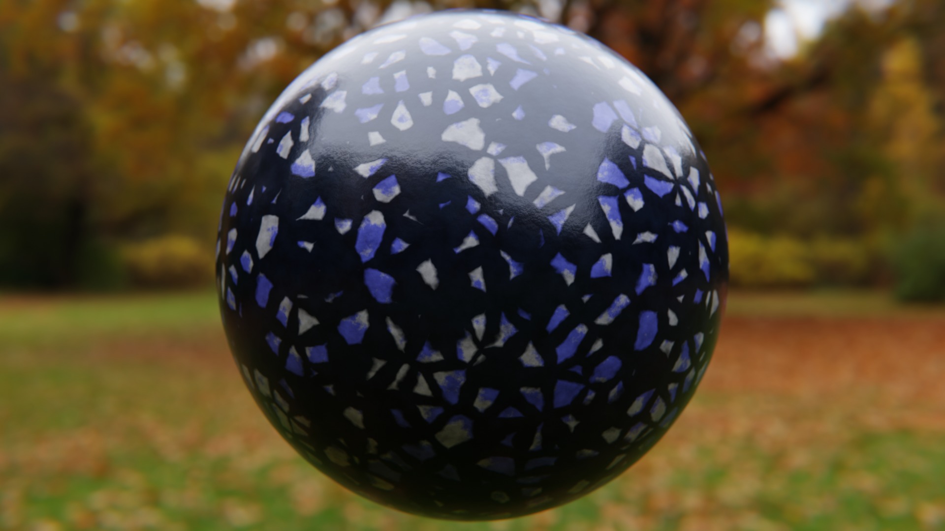 Procedural Purple Terrazzo Marble Texture - Night Accent Texture_1