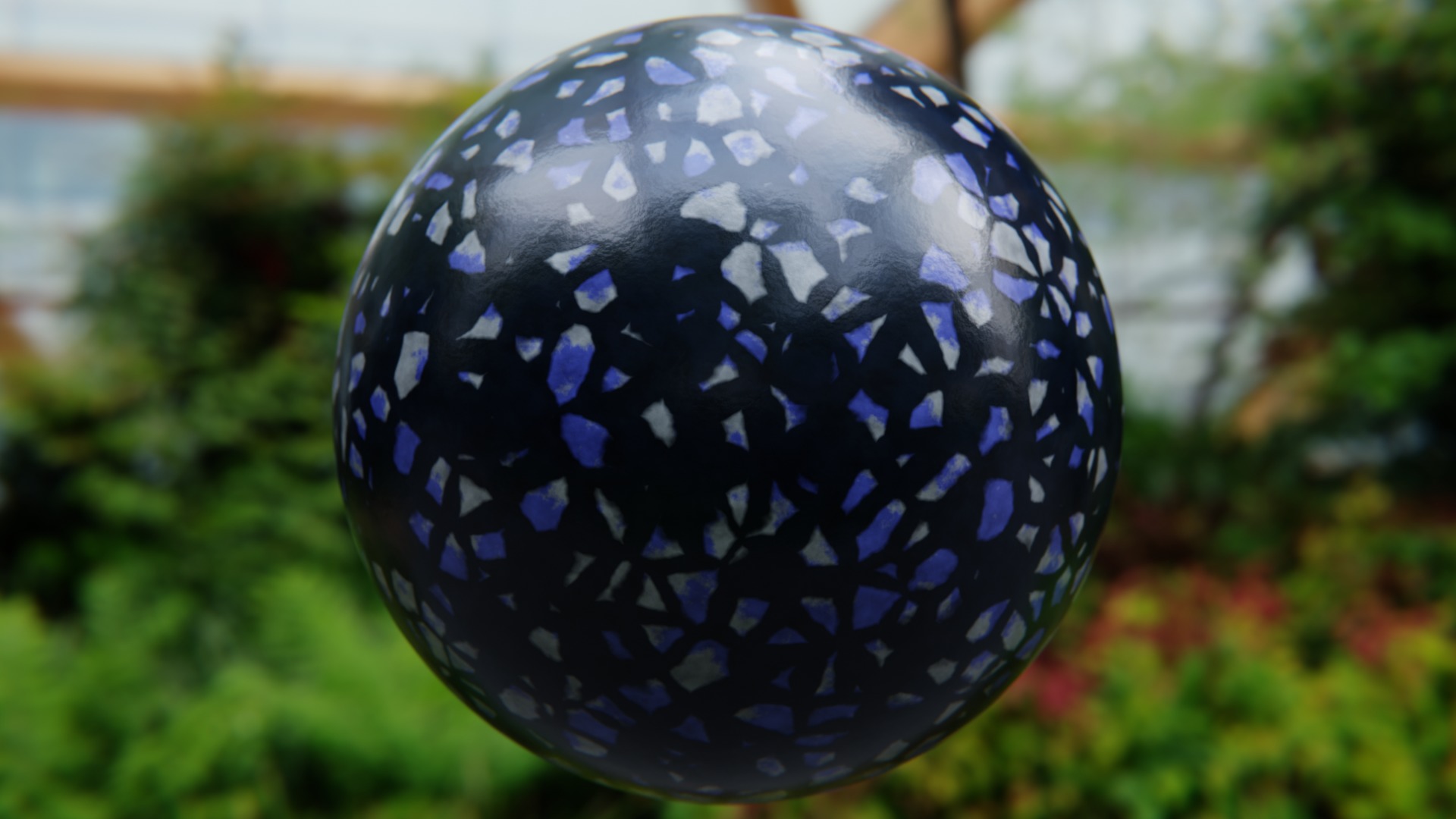 Procedural Purple Terrazzo Marble Texture - Night Accent Texture_5