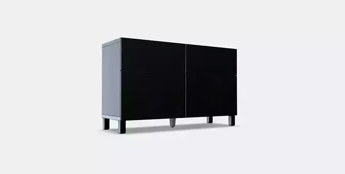 BESTA Storage combination w doors-drawers 3