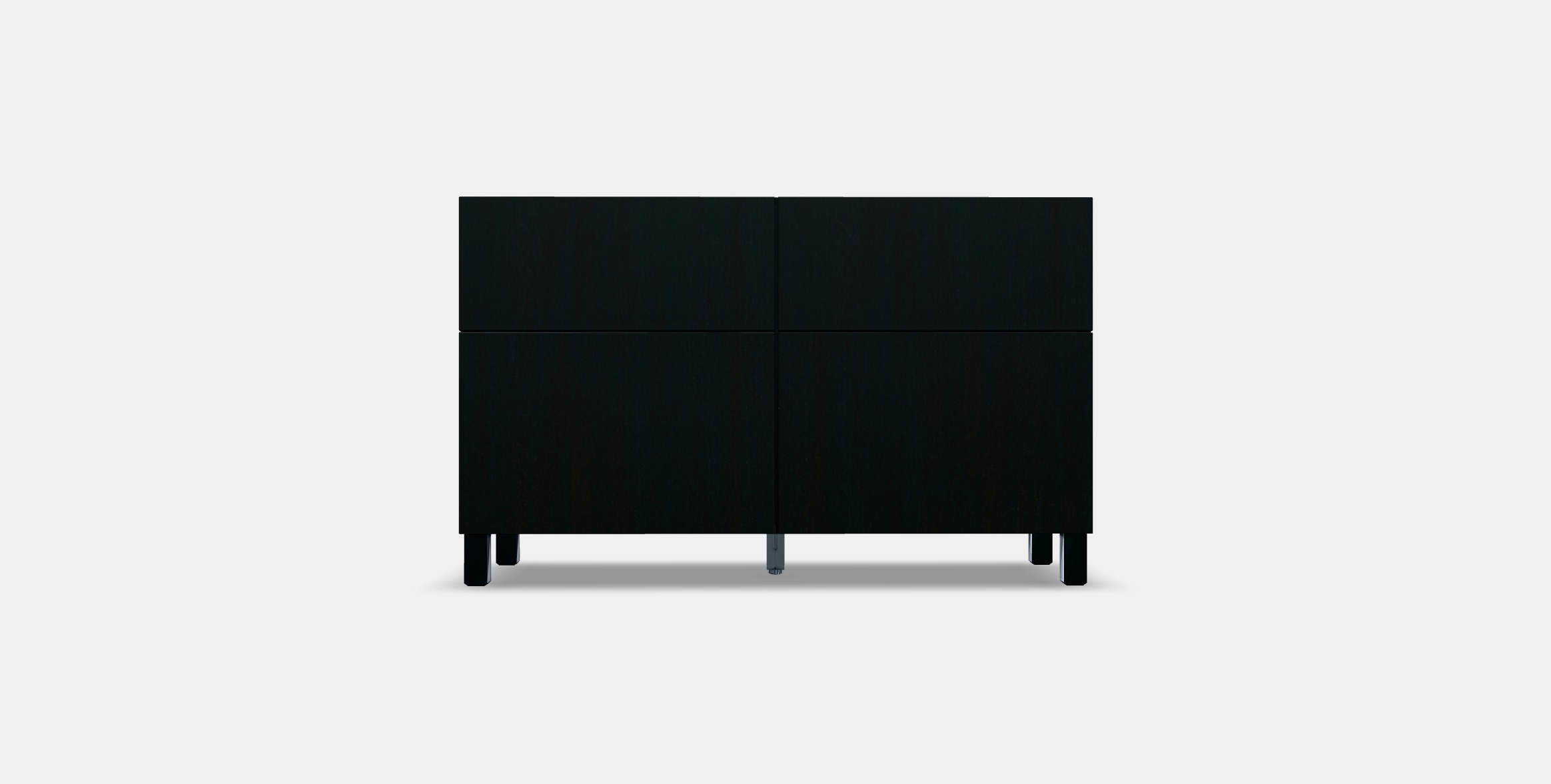 BESTA Storage combination w doors-drawers 3 Low-poly 3D model_9