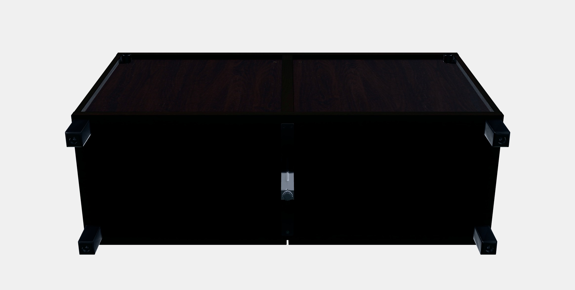 BESTA Storage combination w doors-drawers 3 Low-poly 3D model_6