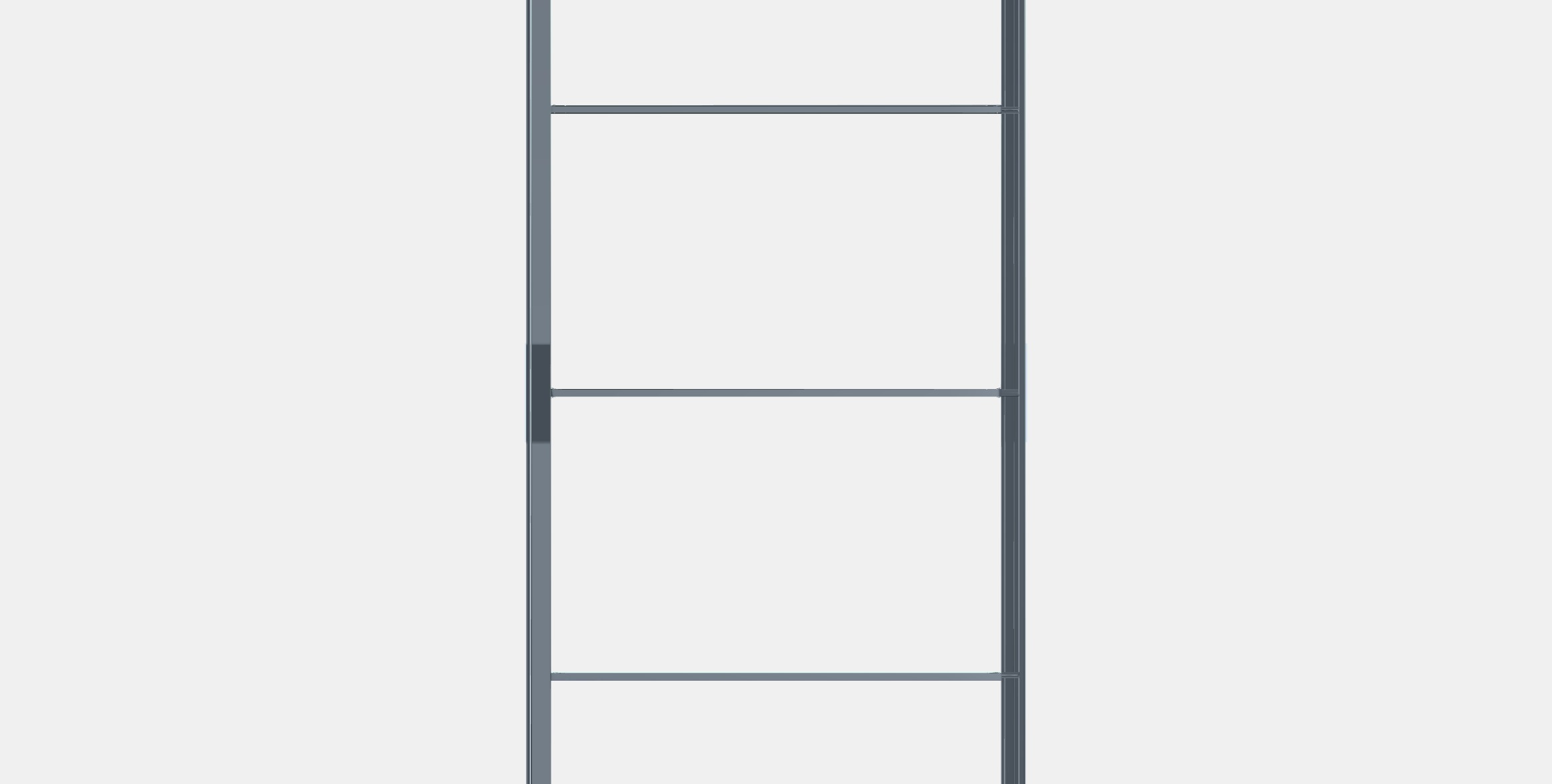 SKYTTA Sliding door frame 11 Low-poly 3D model_15