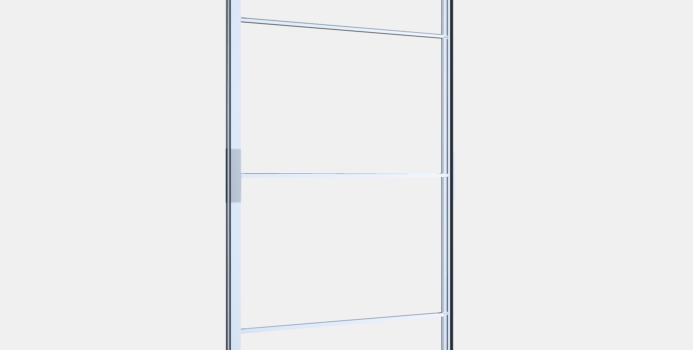 SKYTTA Sliding door frame 11 Low-poly 3D model_2