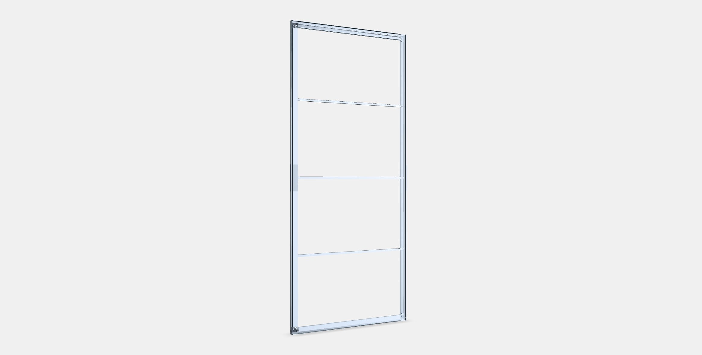 SKYTTA Sliding door frame 11 Low-poly 3D model_16