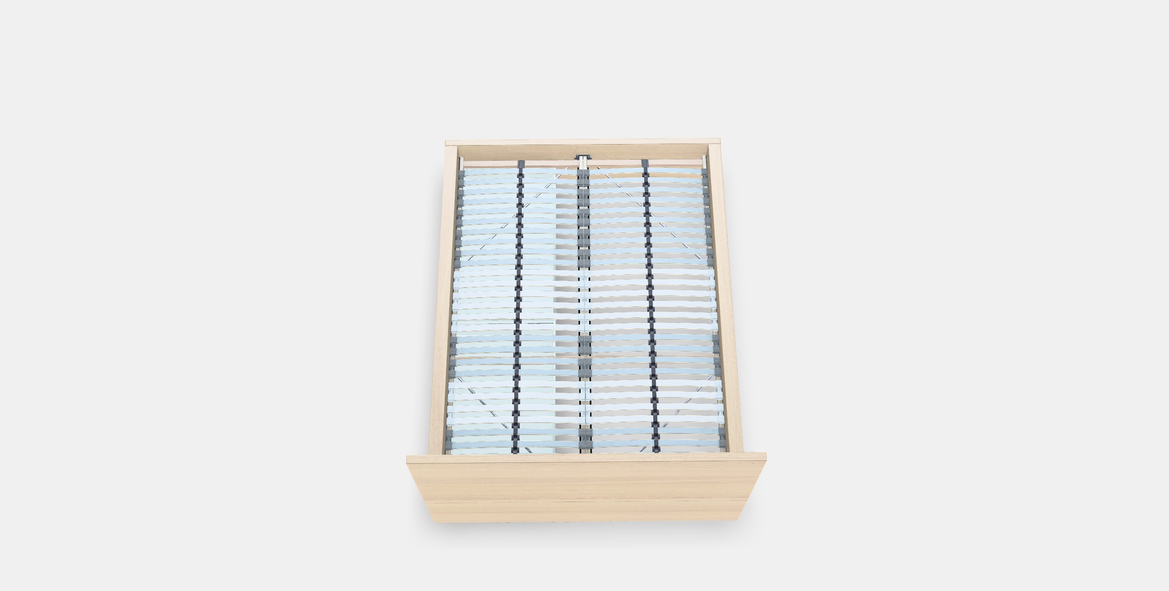 MALM Bed frame high w 2 storage boxes 21 Low-poly 3D model_2