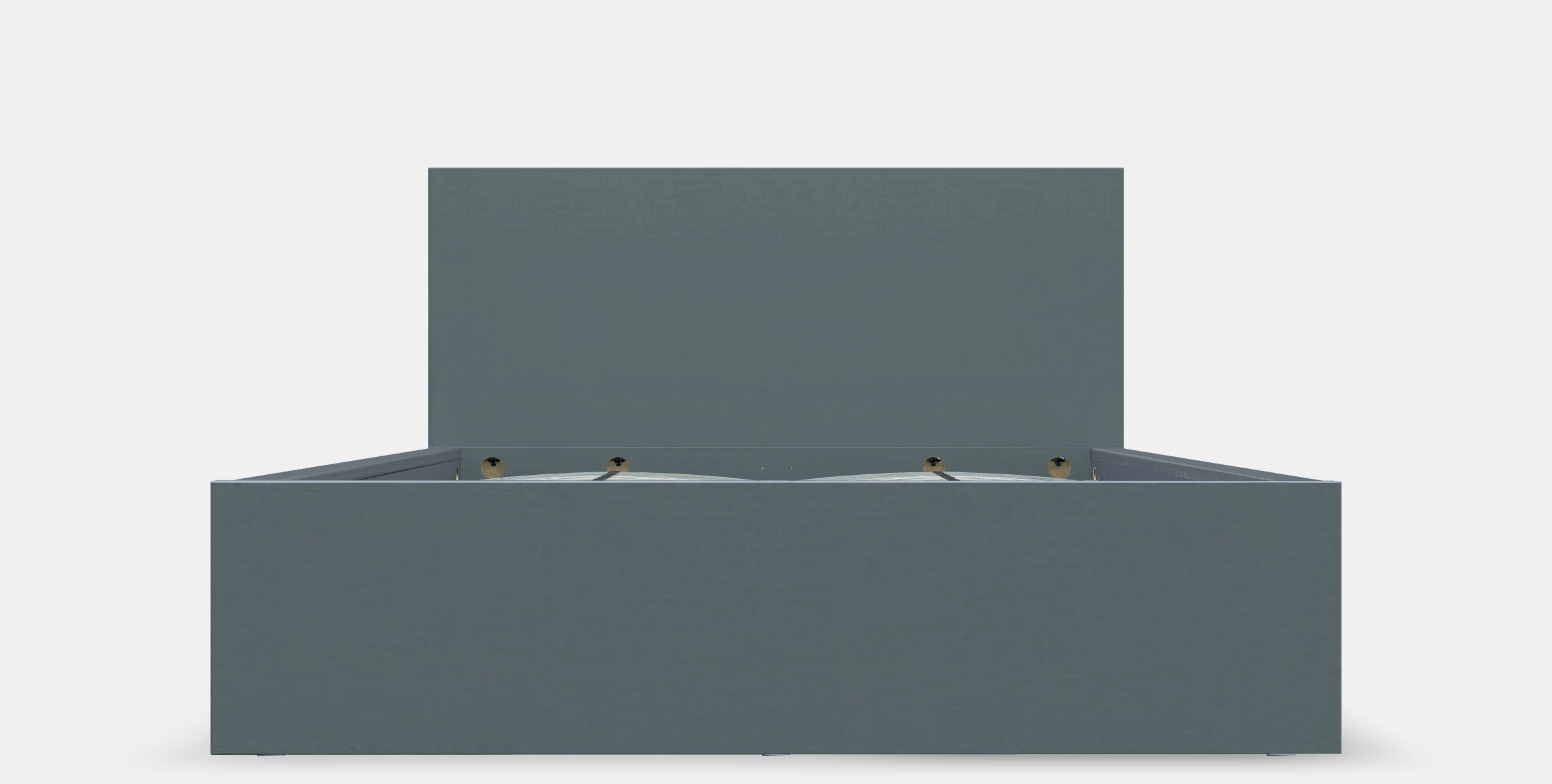 MALM Bed frame high w 2 storage boxes 22 Low-poly 3D model_11