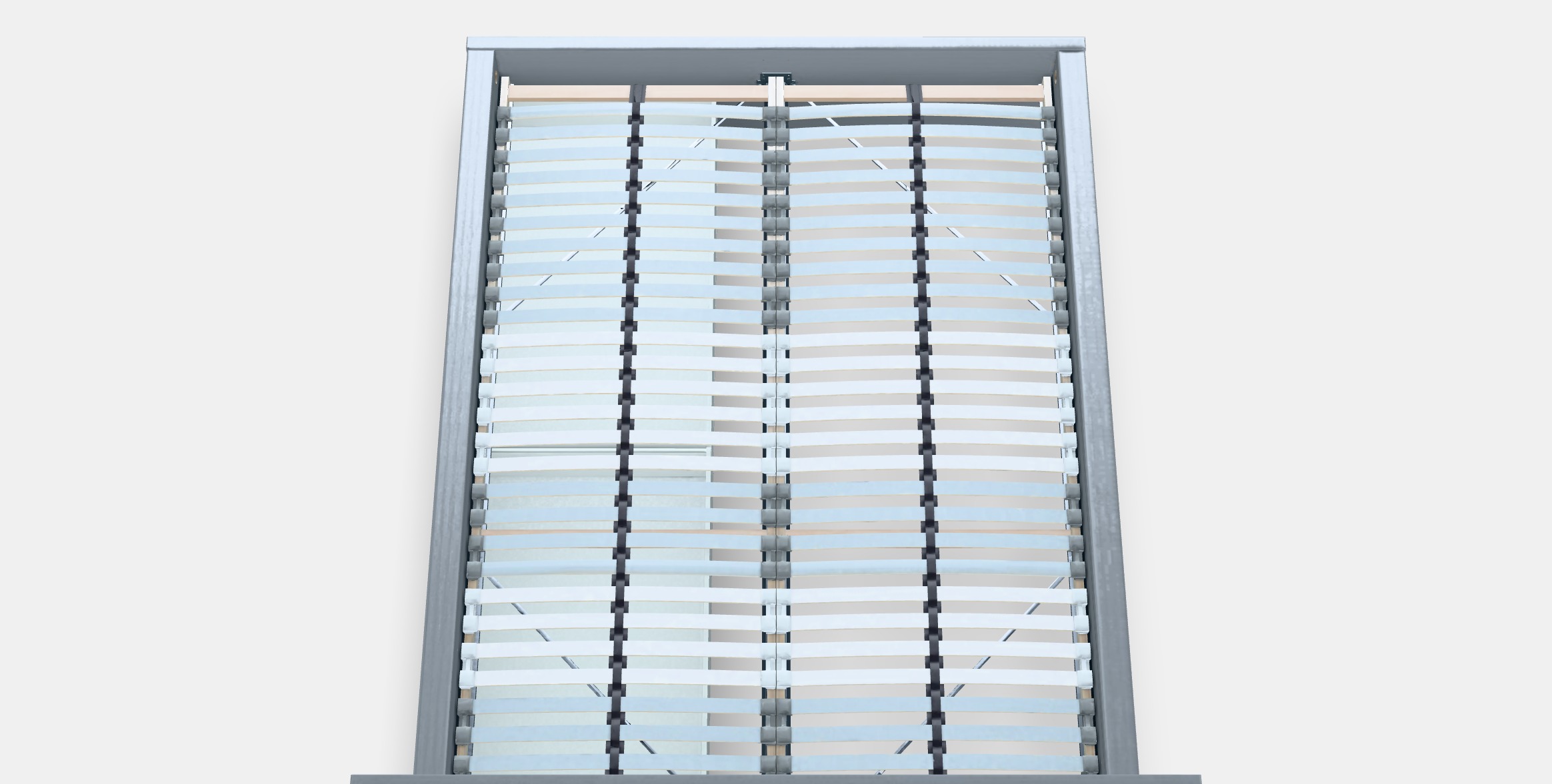 MALM Bed frame high w 2 storage boxes 22 Low-poly 3D model_6