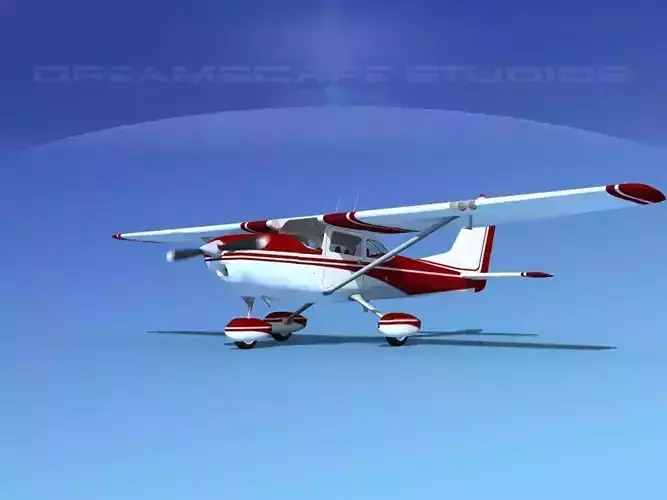 Cessna 172 Skyhawk 1967 V02 3D model