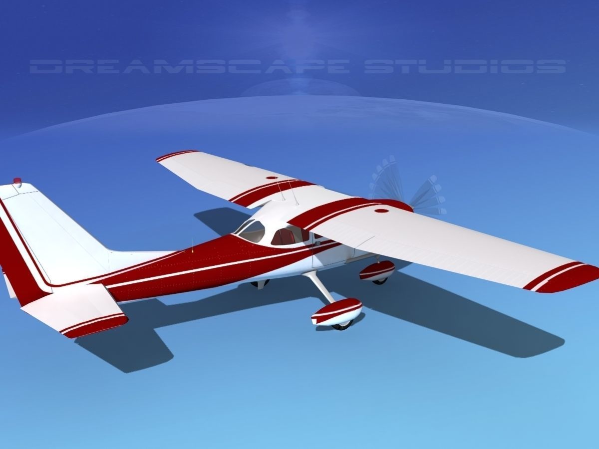 Cessna 172 Skyhawk 1967 V02 3D model_5