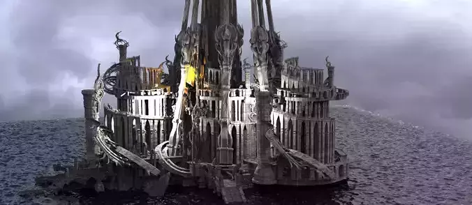 Art deco illusionist cityscape 2 