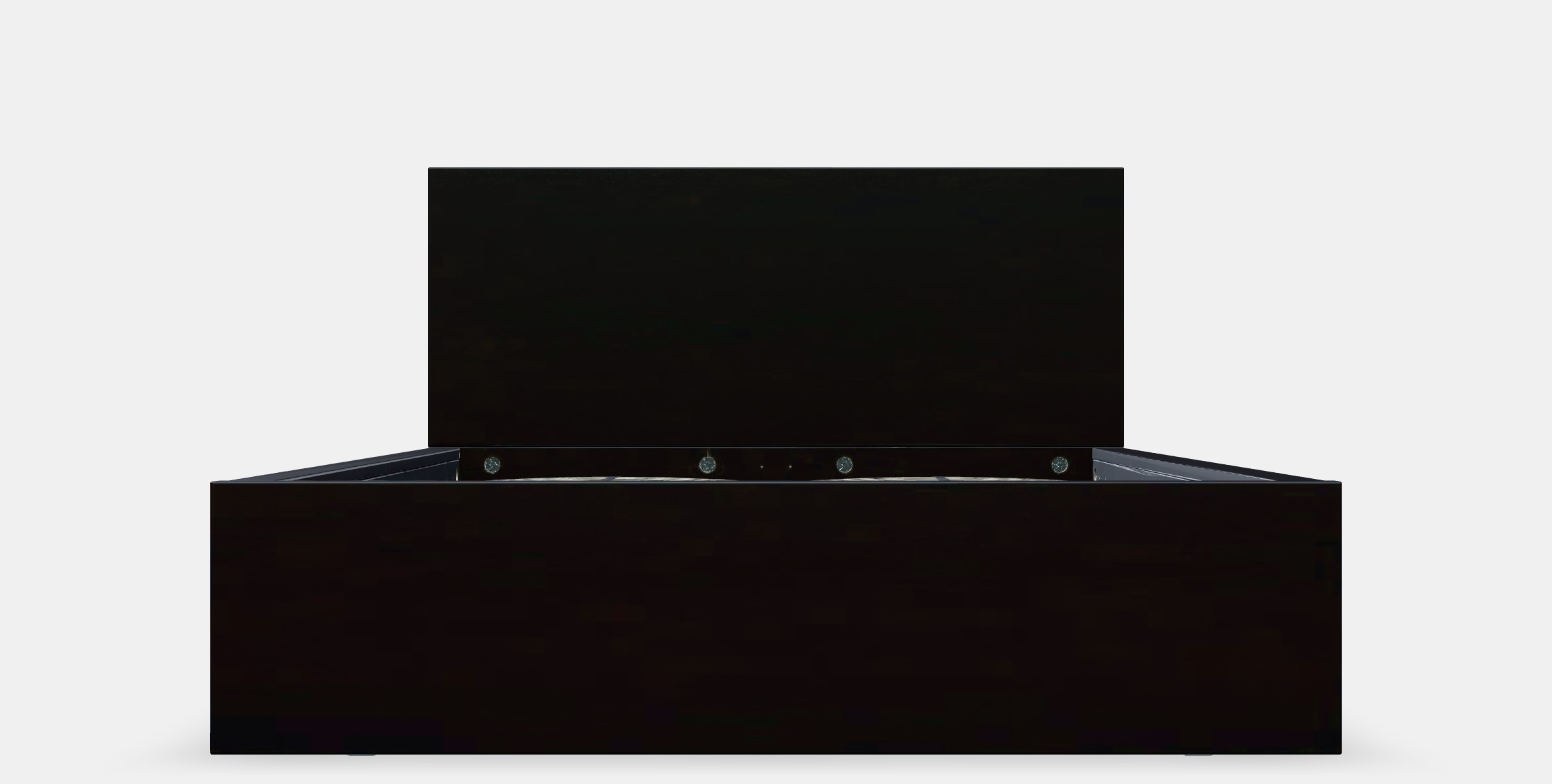 MALM Bed frame high 69 Low-poly 3D model_11