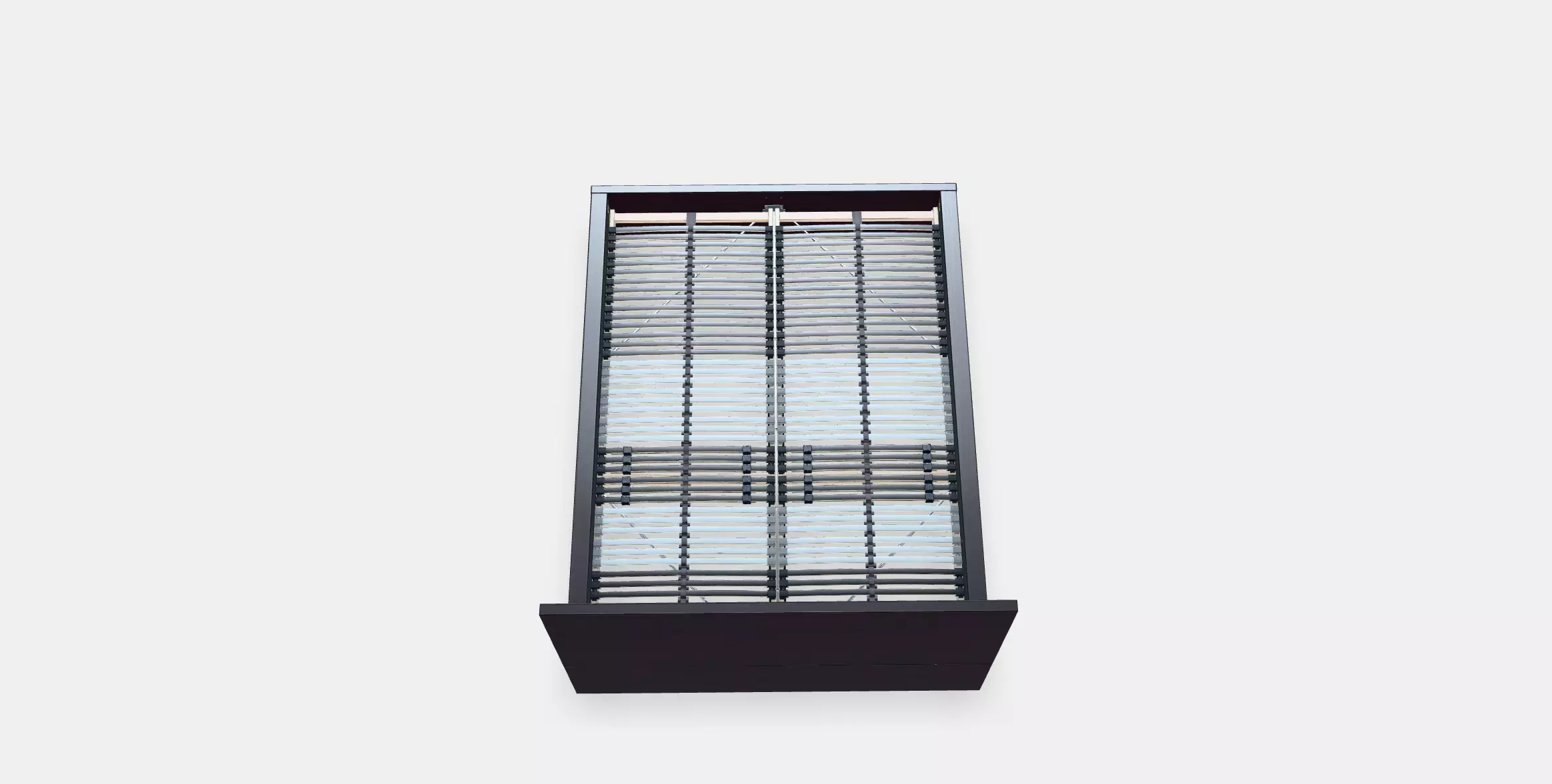 MALM Bed frame high 69 Low-poly 3D model_0