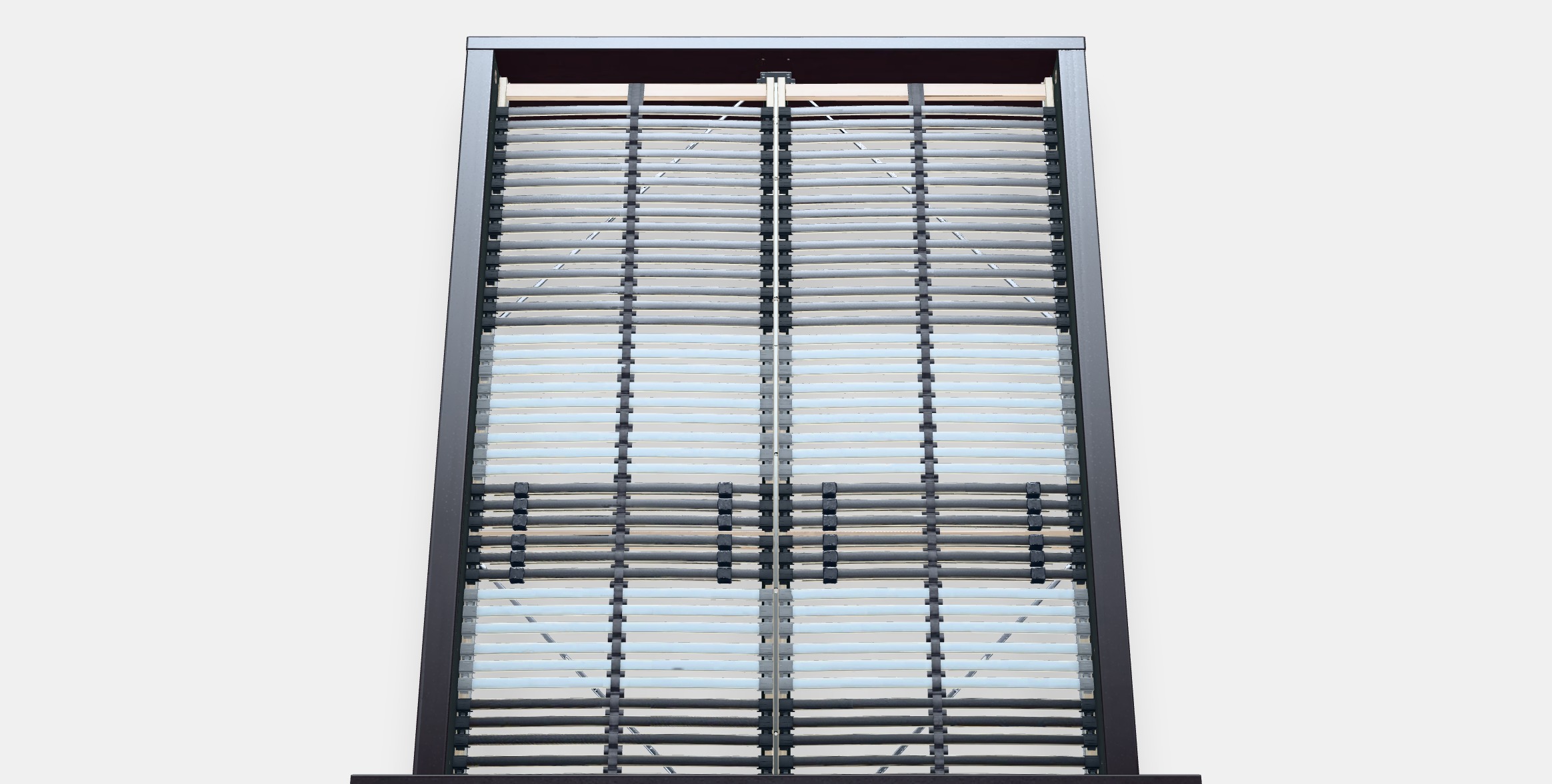 MALM Bed frame high 69 Low-poly 3D model_4