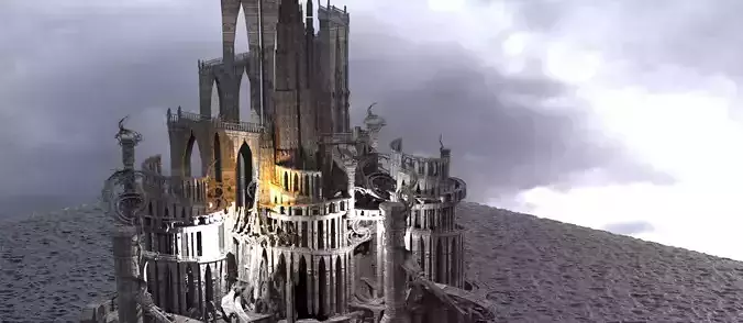 Art deco illusionist cityscape 5 