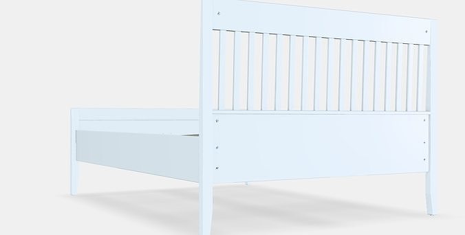 IDANAS Bed frame 17 Low-poly 3D model