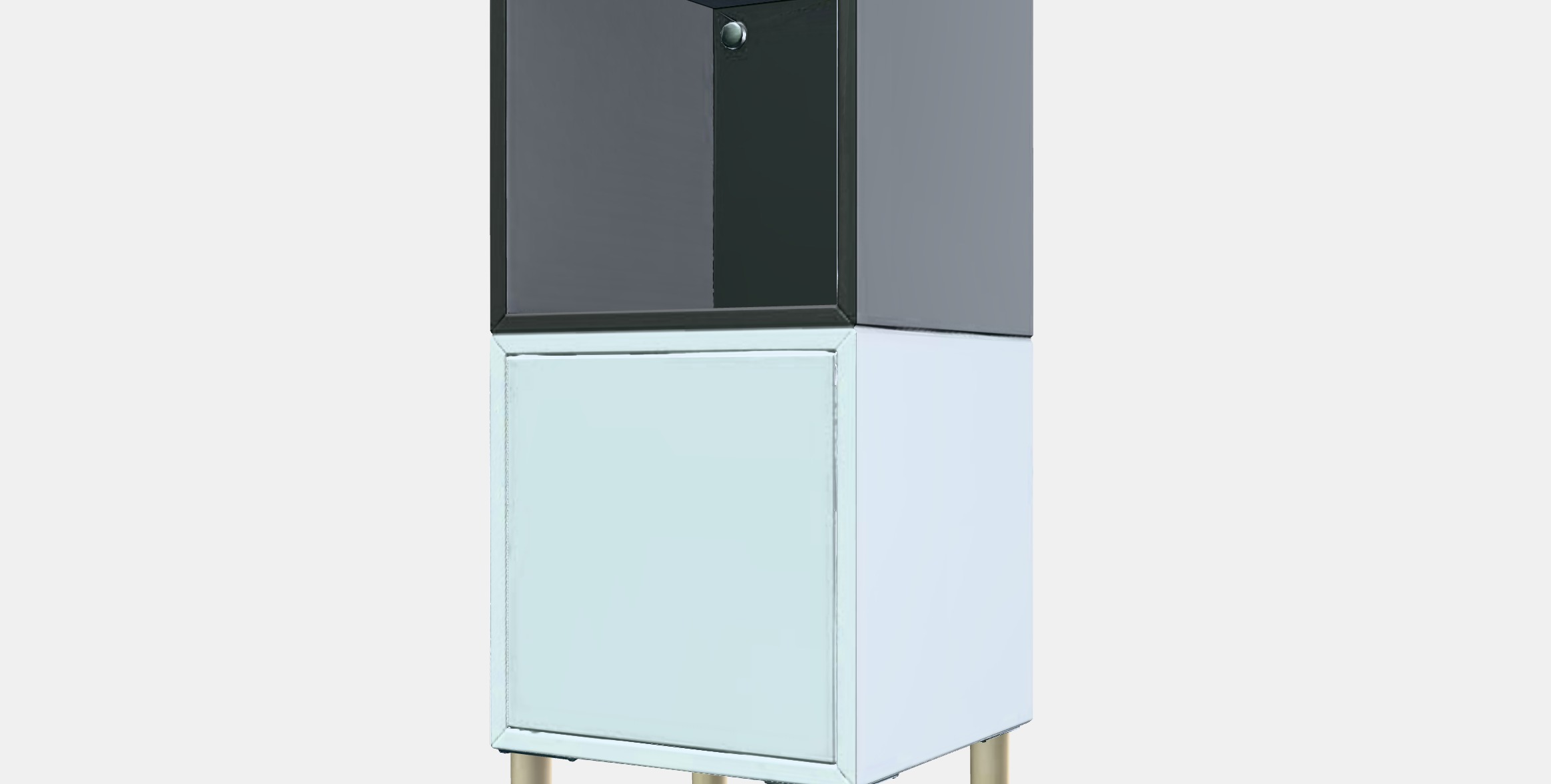 EKET Cabinet combination with legs 5 Low-poly 3D model_13
