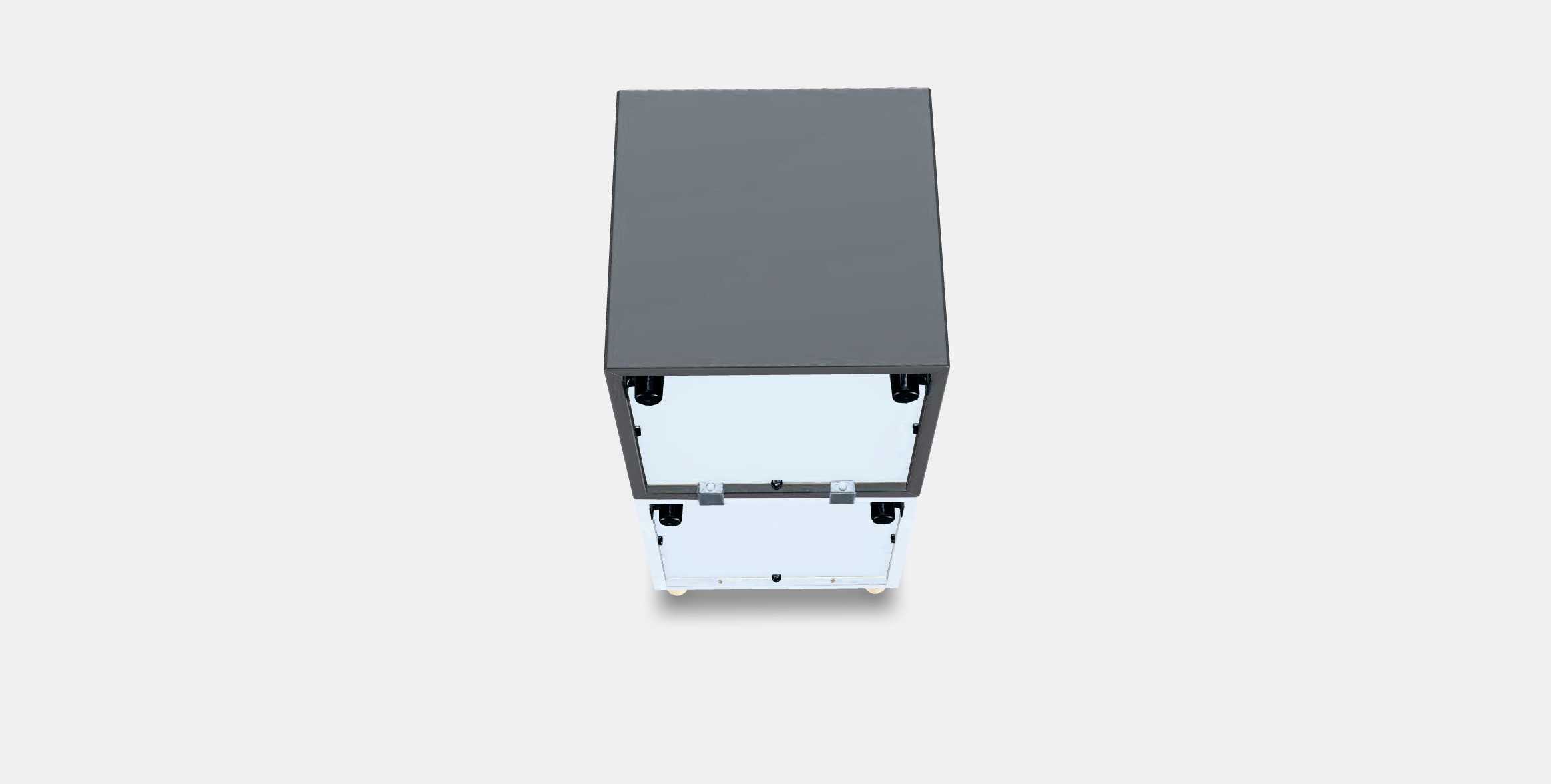 EKET Cabinet combination with legs 5 Low-poly 3D model_3