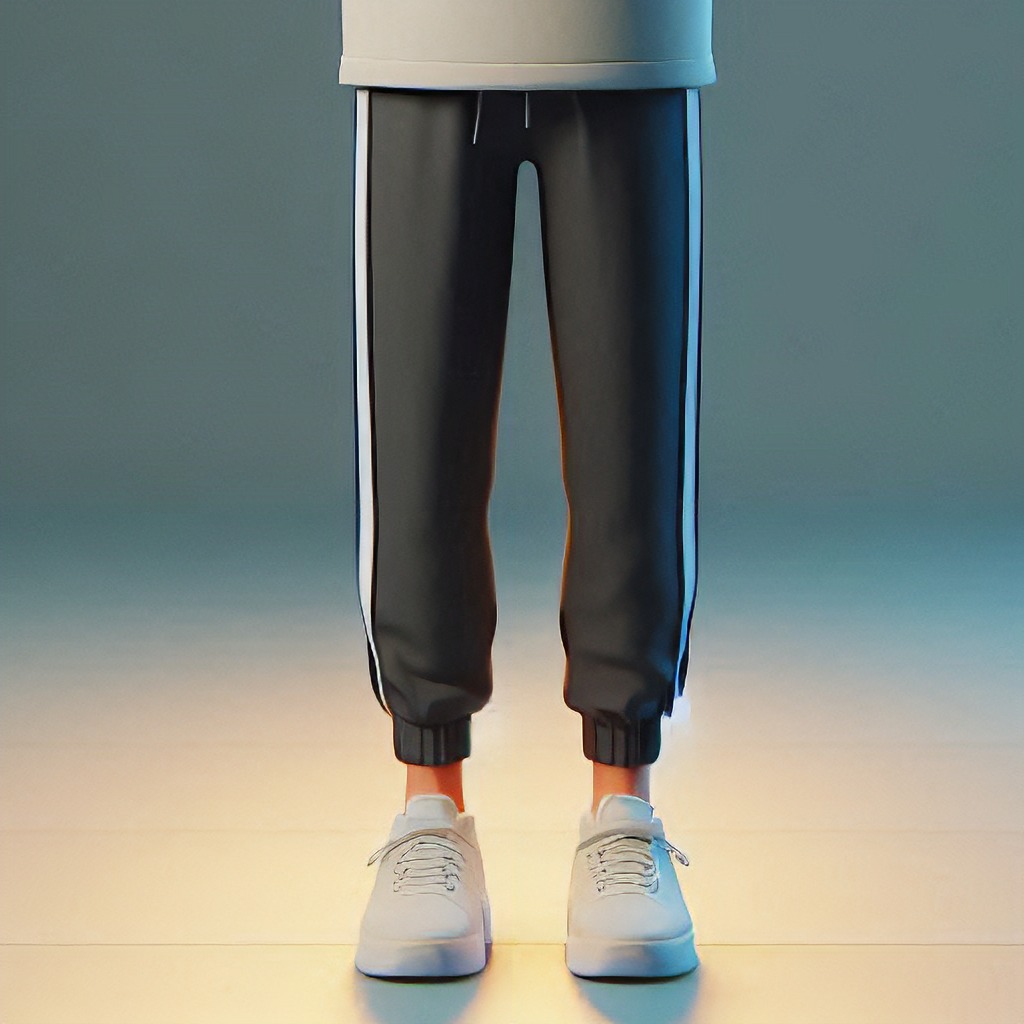 Stylized Male Character in T-Pose  Low-poly 3D model_2