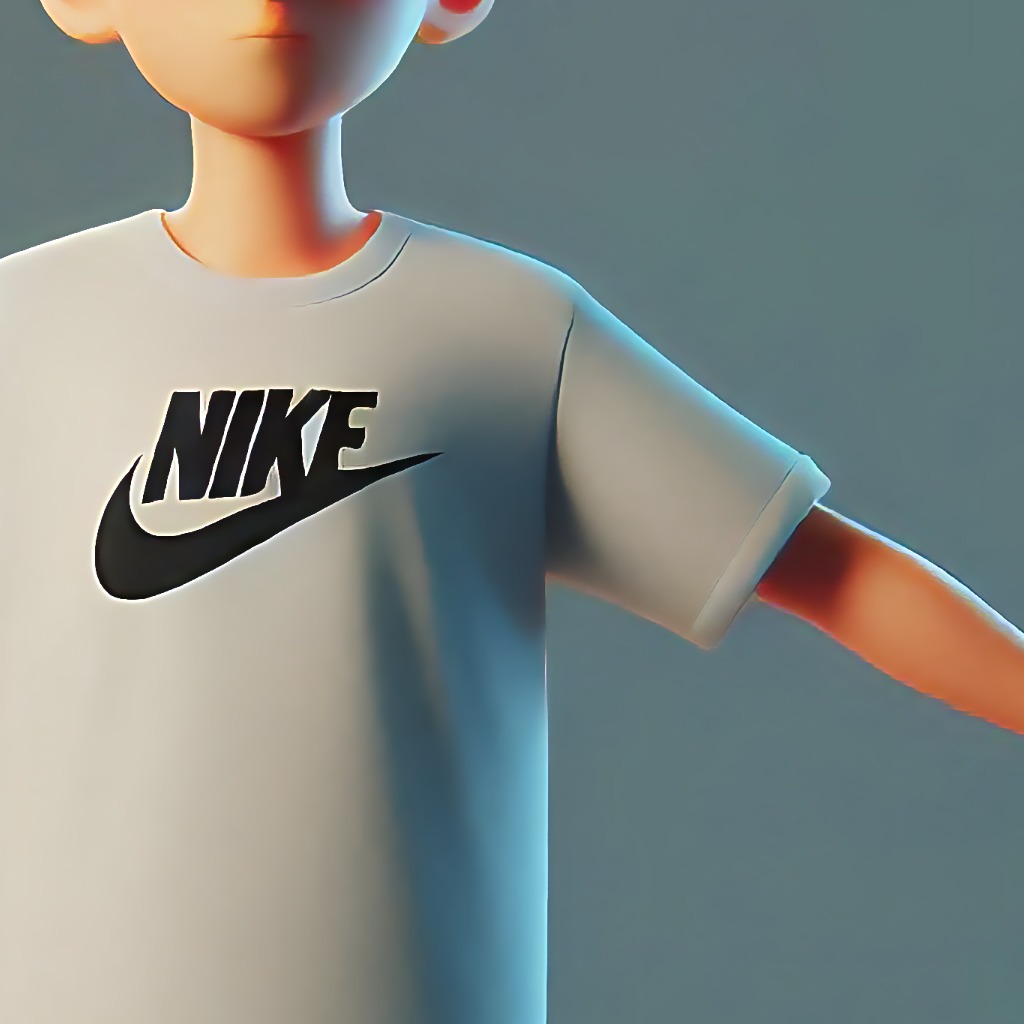 Stylized Male Character in T-Pose  Low-poly 3D model_1