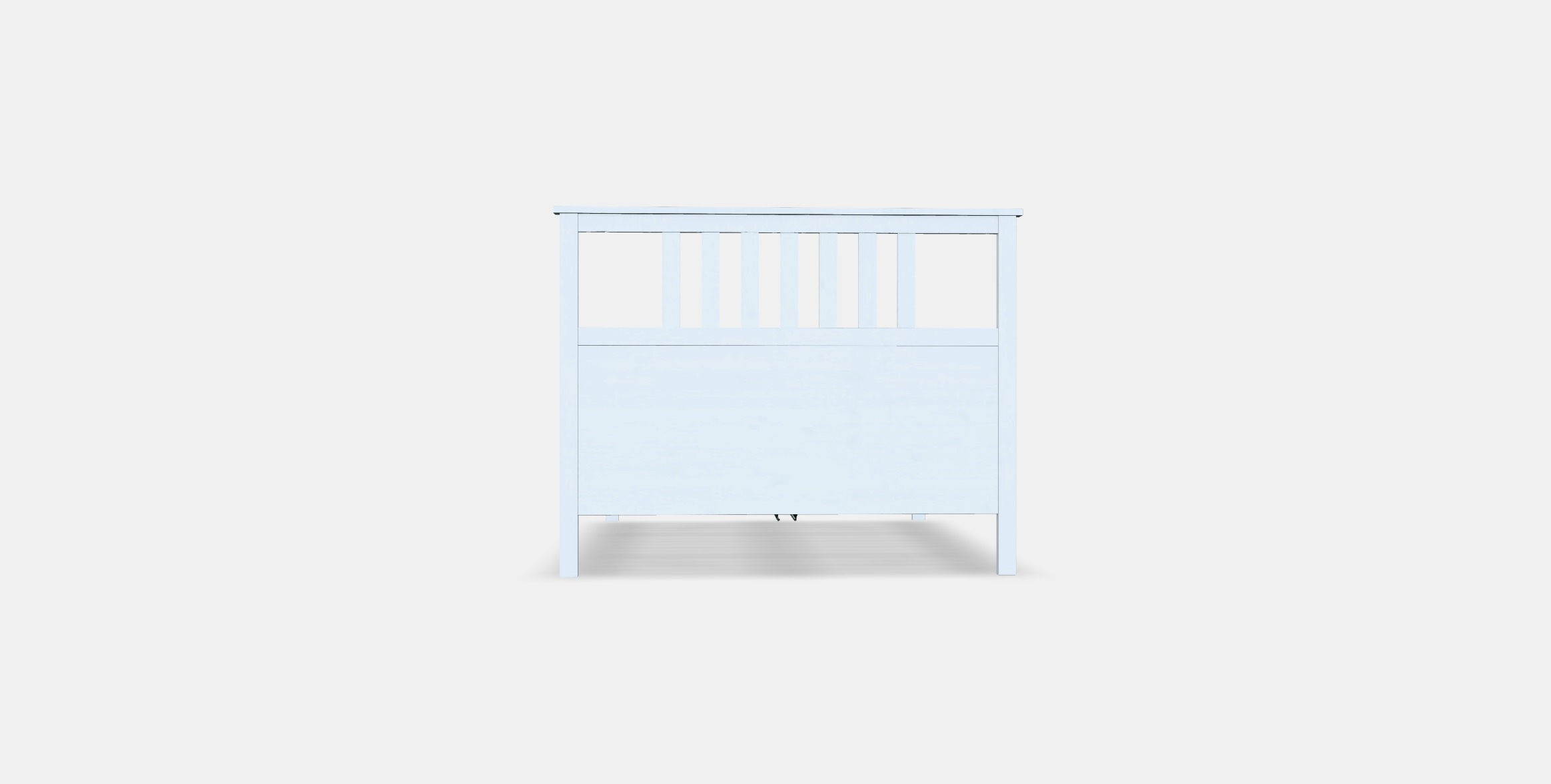 HEMNES Bed frame 18 Low-poly 3D model_14