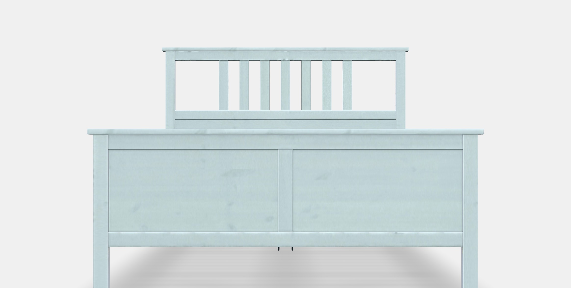 HEMNES Bed frame 18 Low-poly 3D model_10