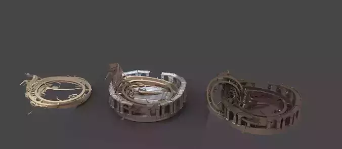 Steampunk Clock garden 3 designs 2 