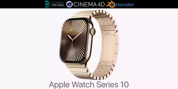 Apple Watch Series 10 Titanium Gold