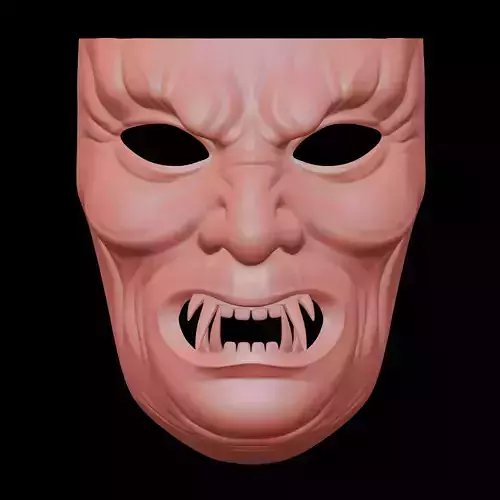 Tang Dynasty Demon Chinese Face Mask