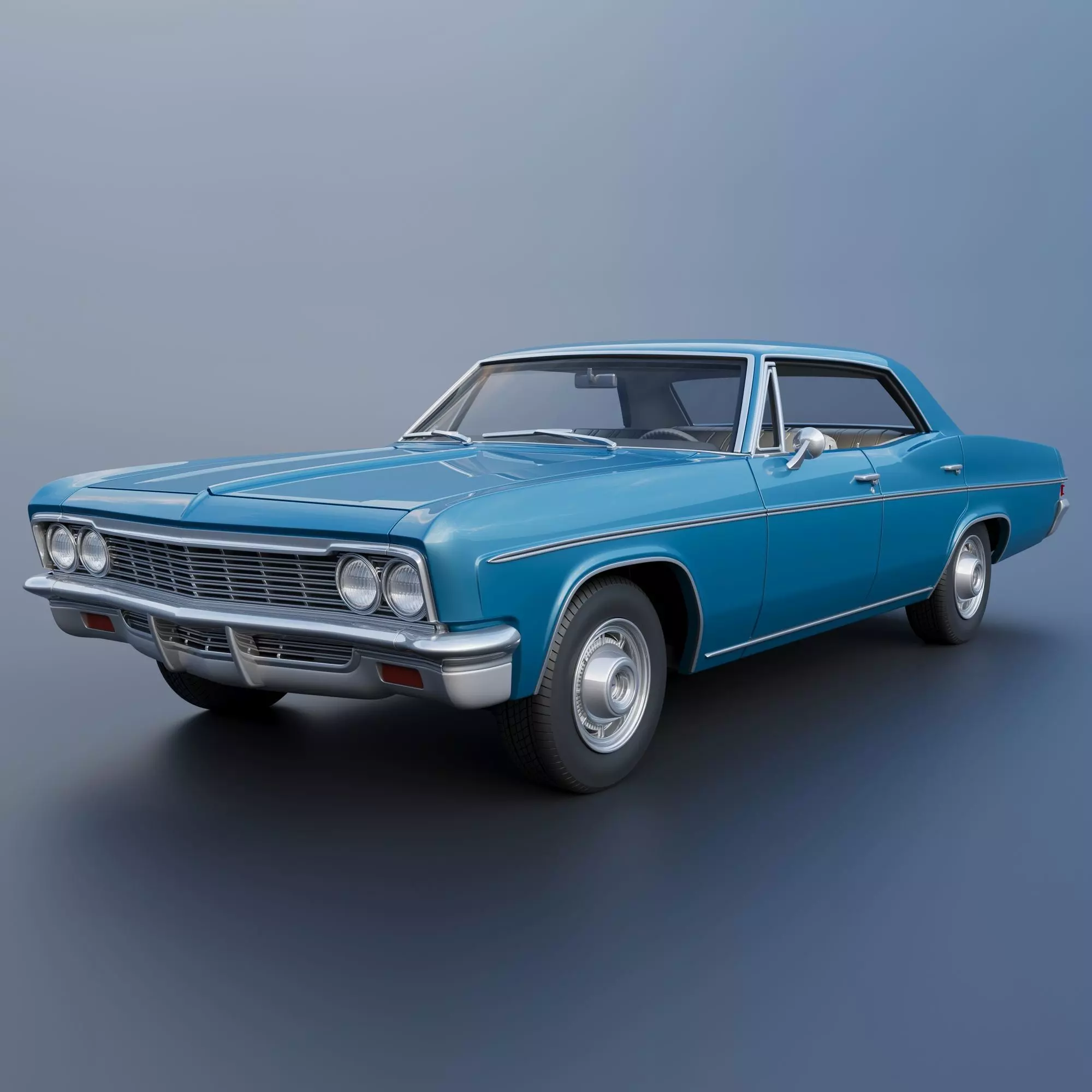 Chevrolet Impala 4-Door 1966 3D print model_0