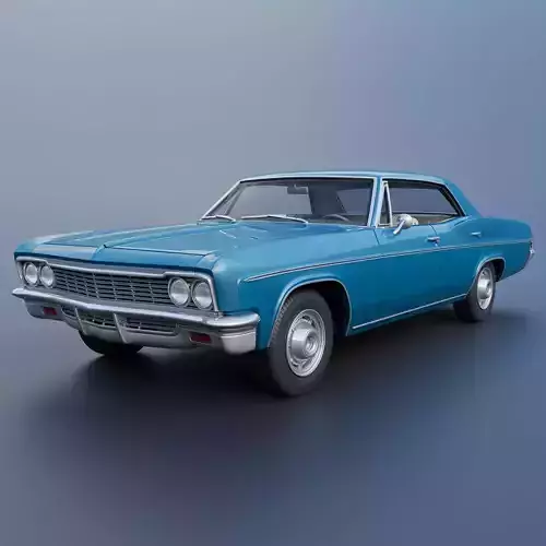 Chevrolet Impala 4-Door 1966 3D print model