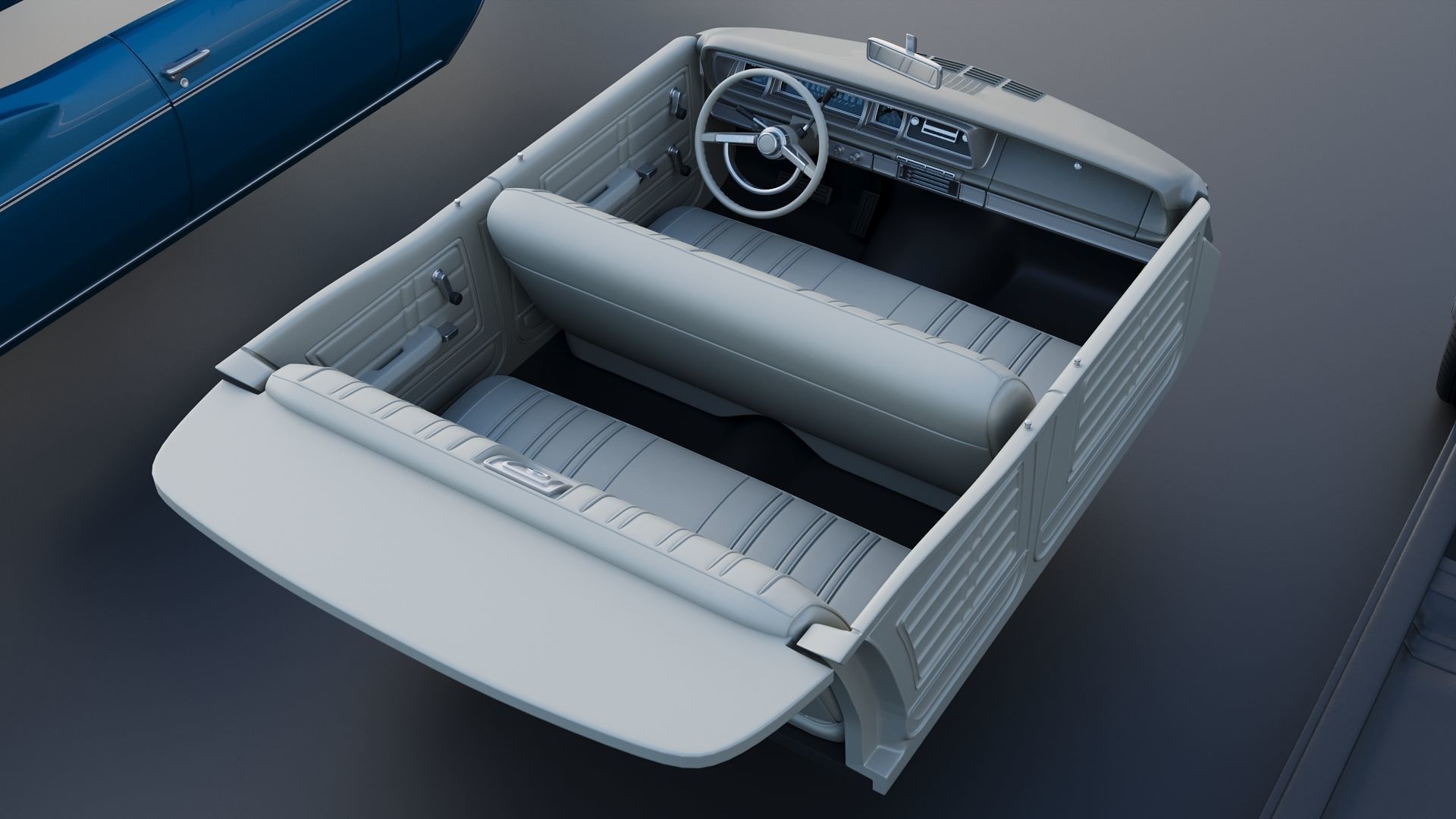 Chevrolet Impala 4-Door 1966 3D print model_28