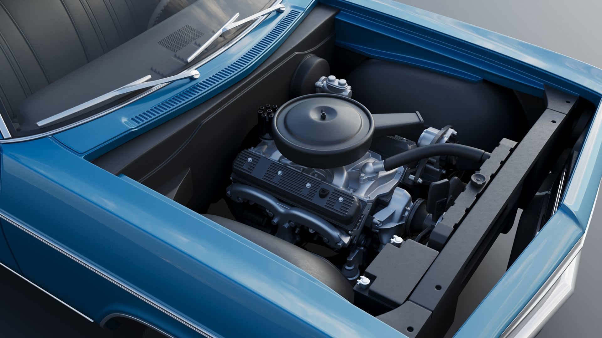 Chevrolet Impala 4-Door 1966 3D print model_19