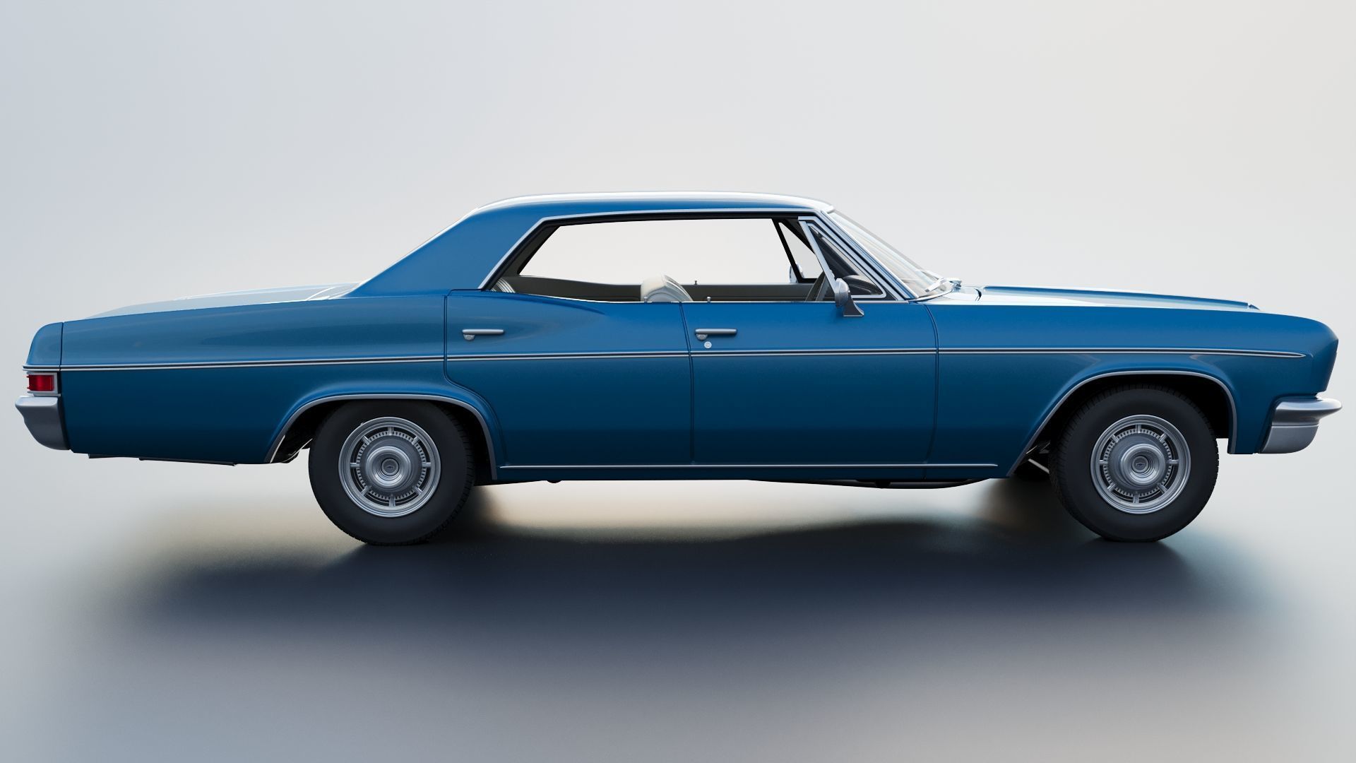 Chevrolet Impala 4-Door 1966 3D print model_11
