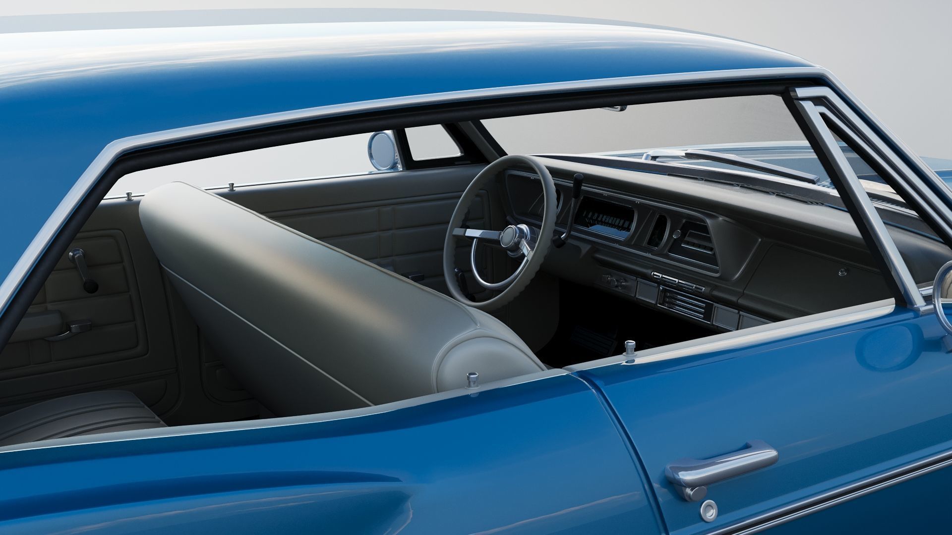 Chevrolet Impala 4-Door 1966 3D print model_10