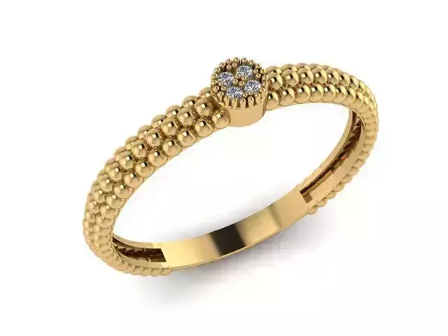 Anel Aro com Bolinhas