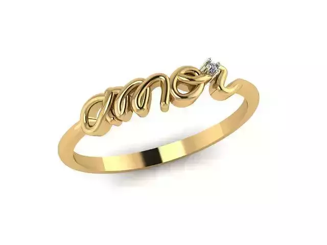 Anel Amor 3D print model