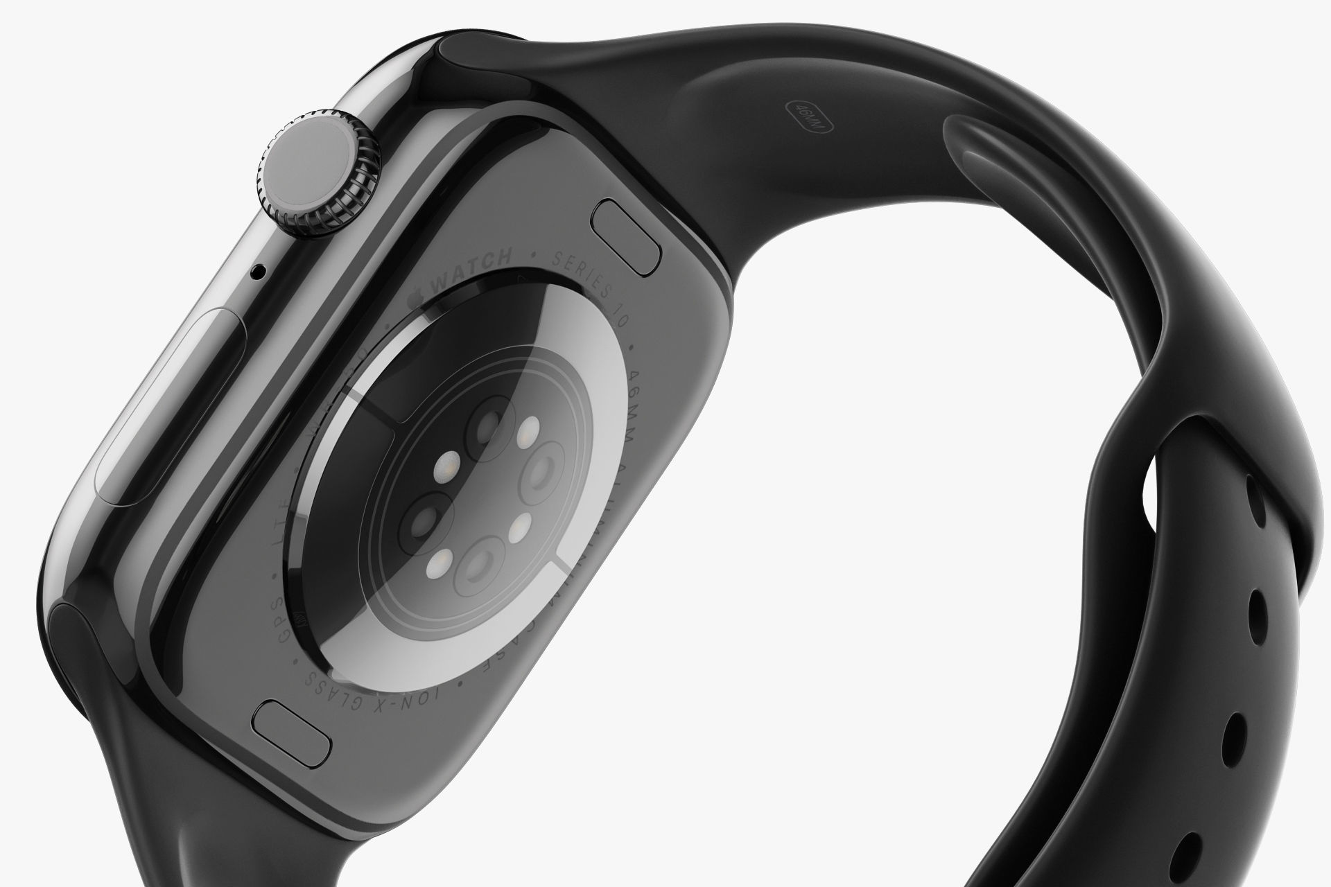 Apple Watch Series 10 Aluminum and Titanium All colors 3D model_4