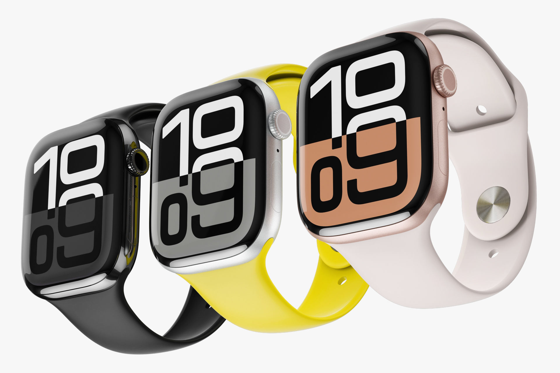 Apple Watch Series 10 Aluminum and Titanium All colors 3D model_12