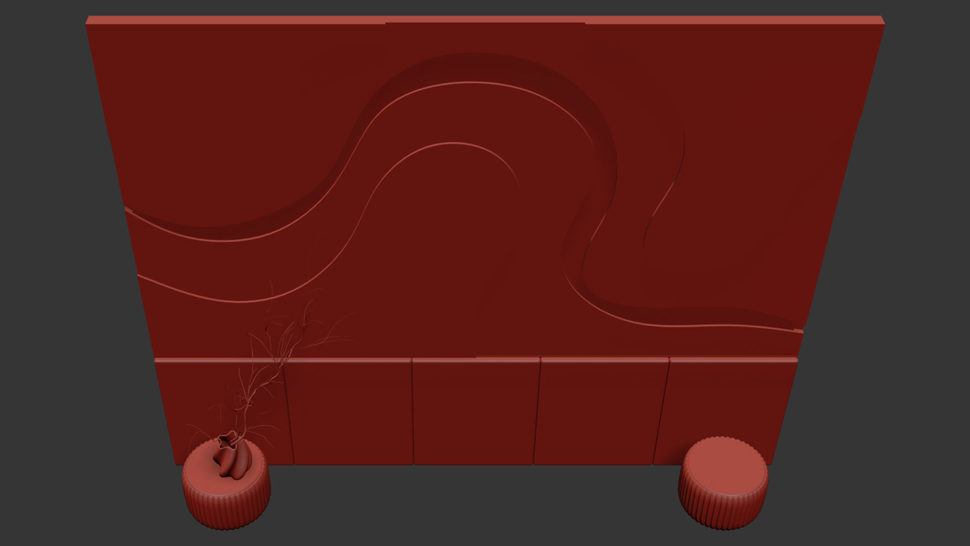 decorative wall 01 3D model_7