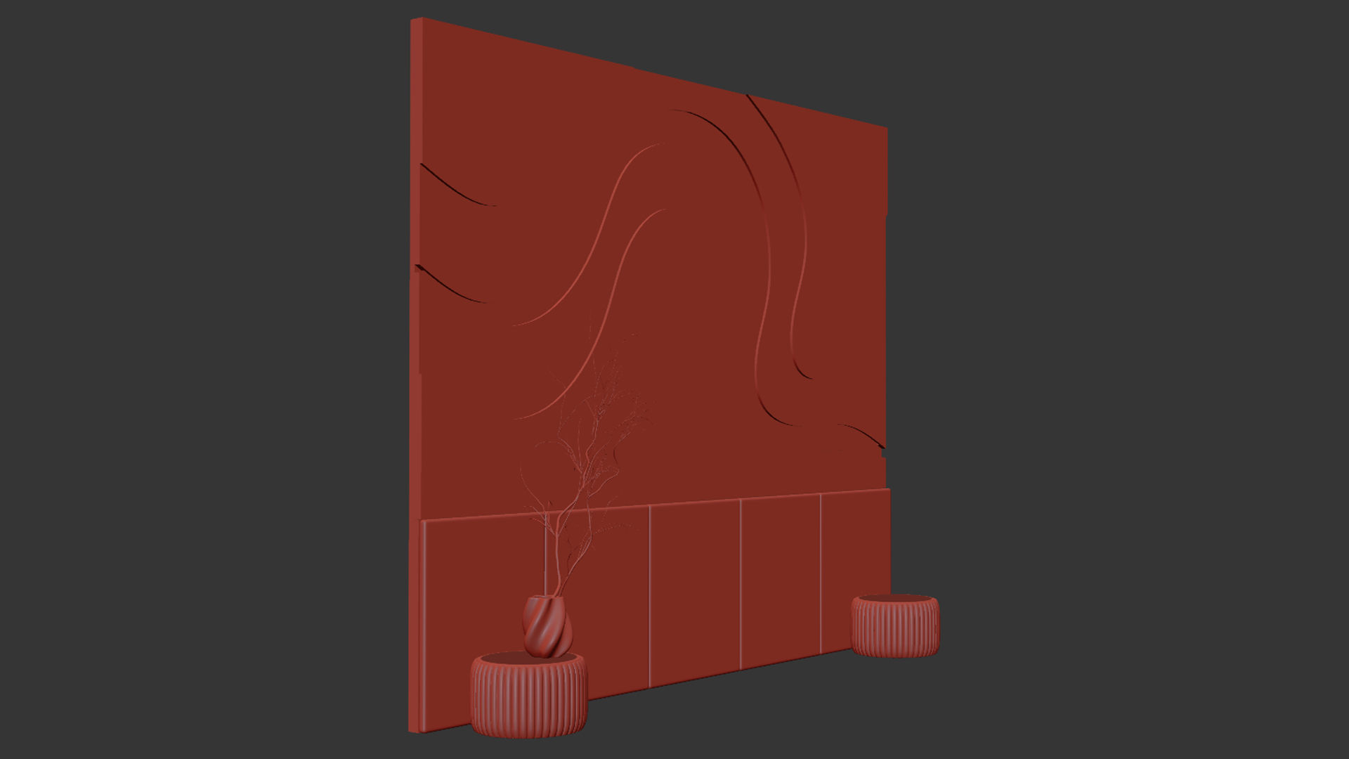 decorative wall 01 3D model_5