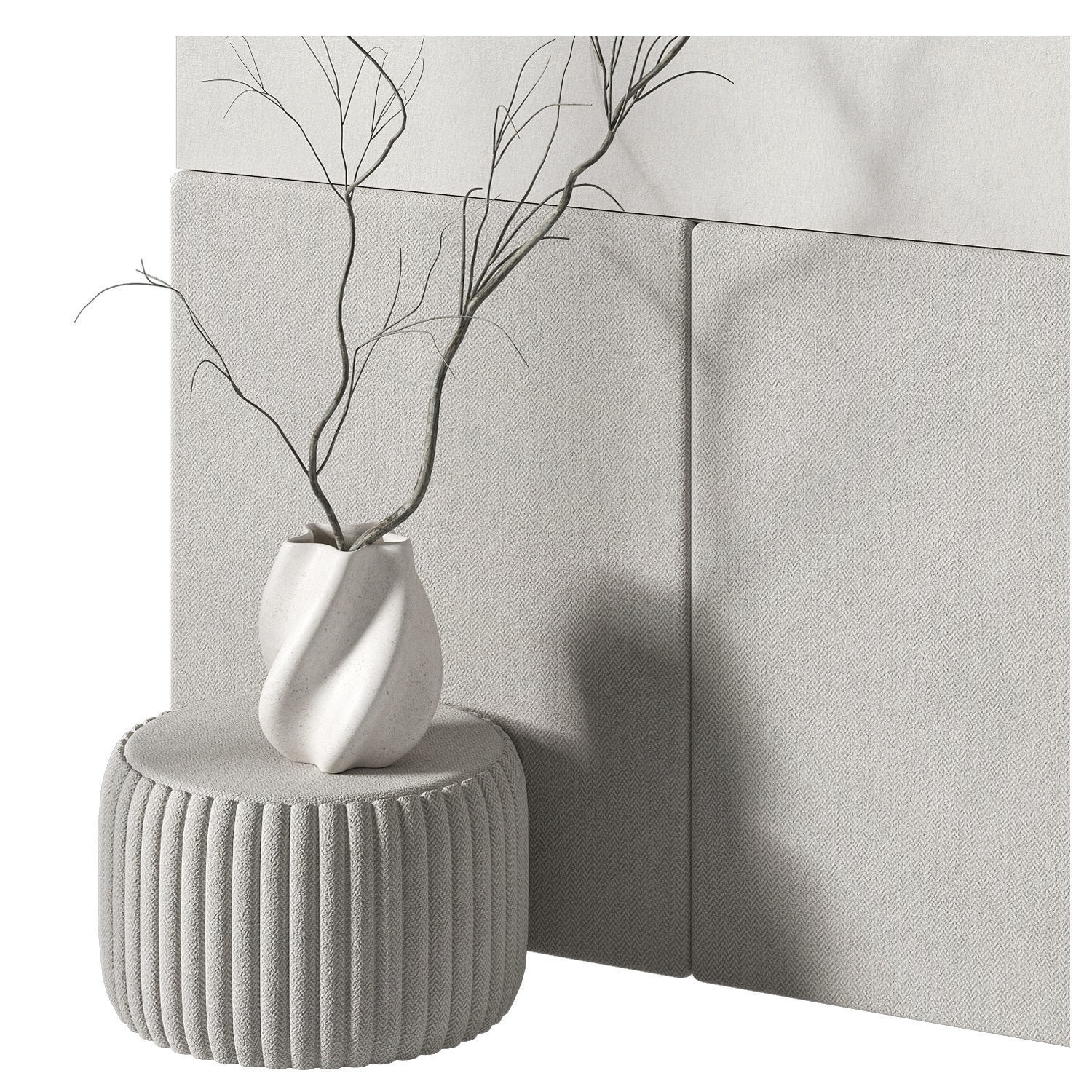 decorative wall 01 3D model_2