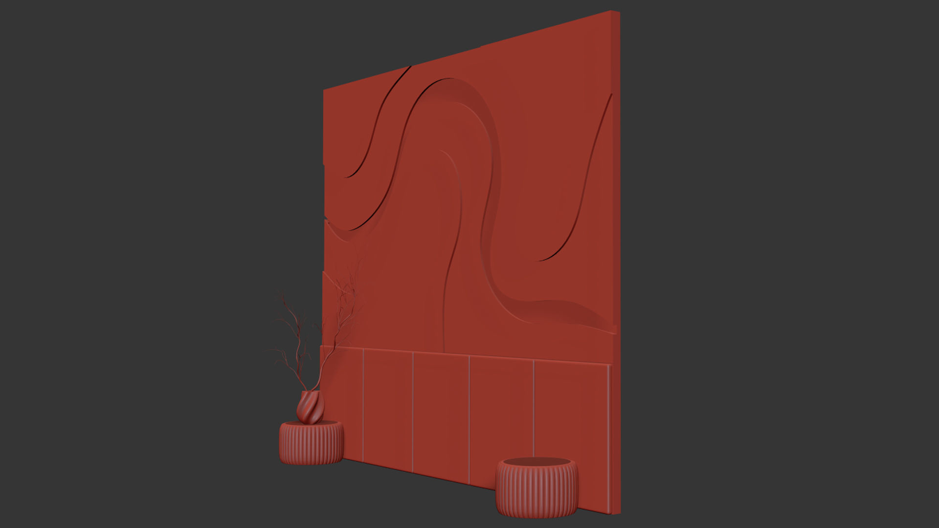 decorative wall 01 3D model_6