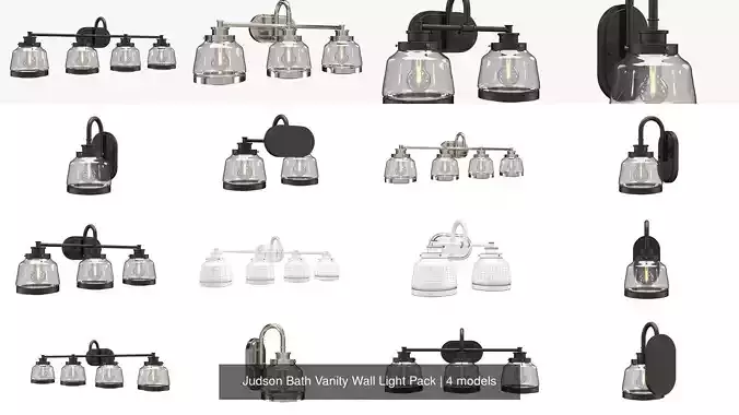 Judson Bath Vanity Wall Light Pack