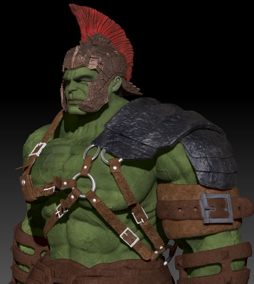 Hulk Gladiator 2024 Diorama 3D print model_9