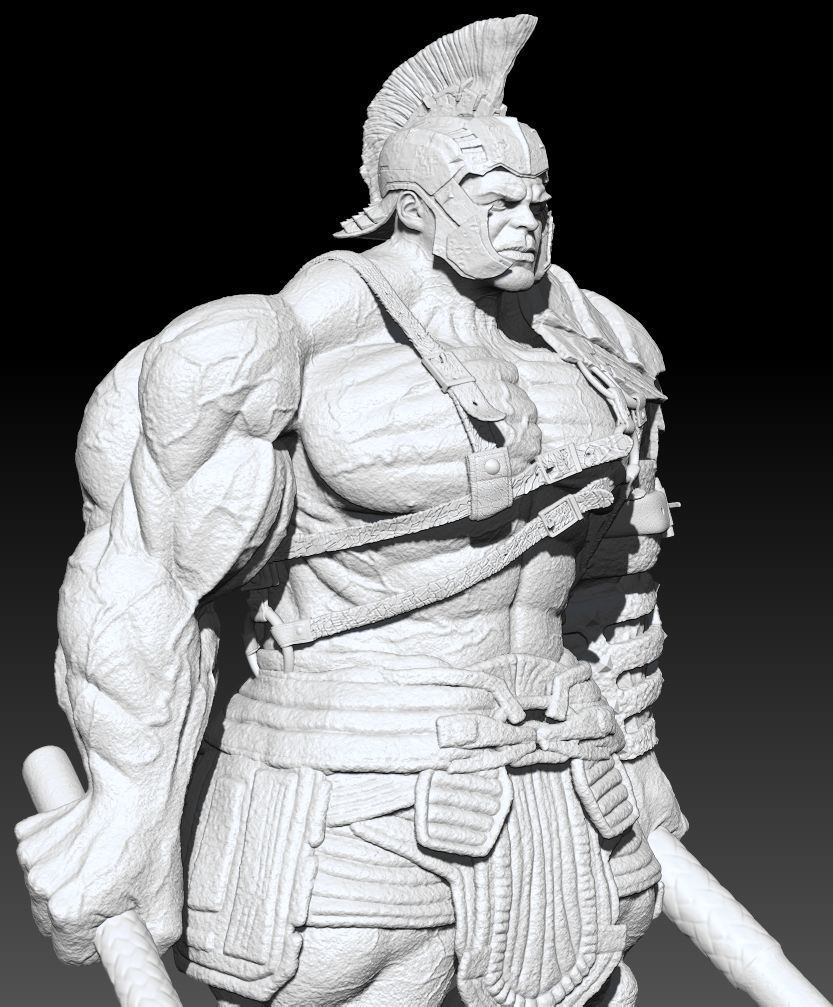 Hulk Gladiator 2024 Diorama 3D print model_1