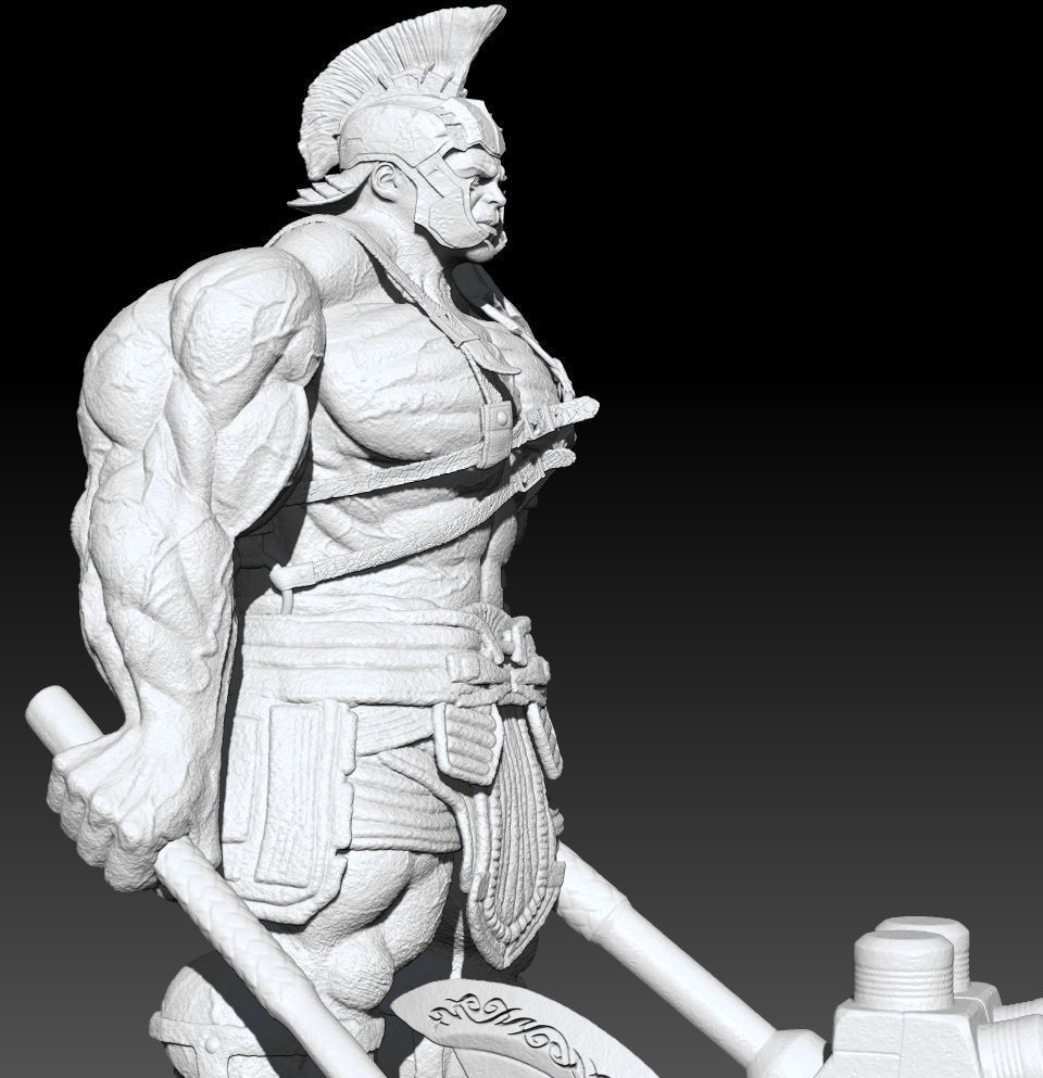 Hulk Gladiator 2024 Diorama 3D print model_4