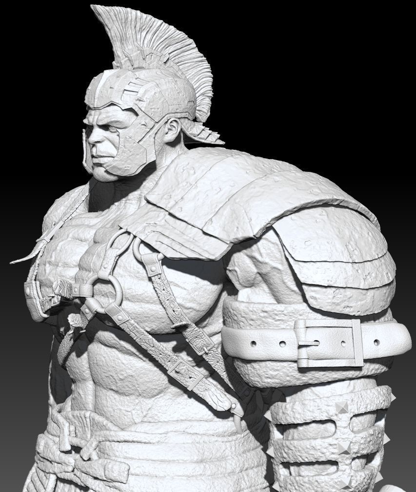 Hulk Gladiator 2024 Diorama 3D print model_7
