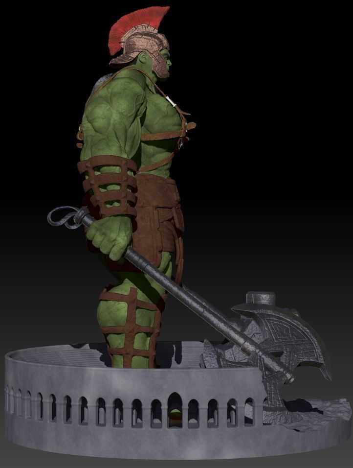 Hulk Gladiator 2024 Diorama 3D print model_19